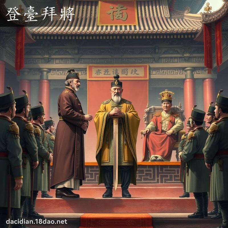 登臺拜將 - 國語大辭典配圖