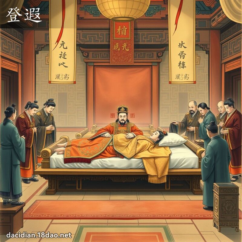 登遐 - 国语大辞典配图