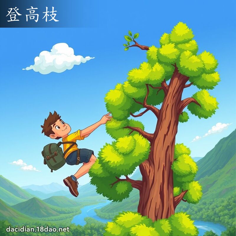 登高枝 - 国语大辞典配图