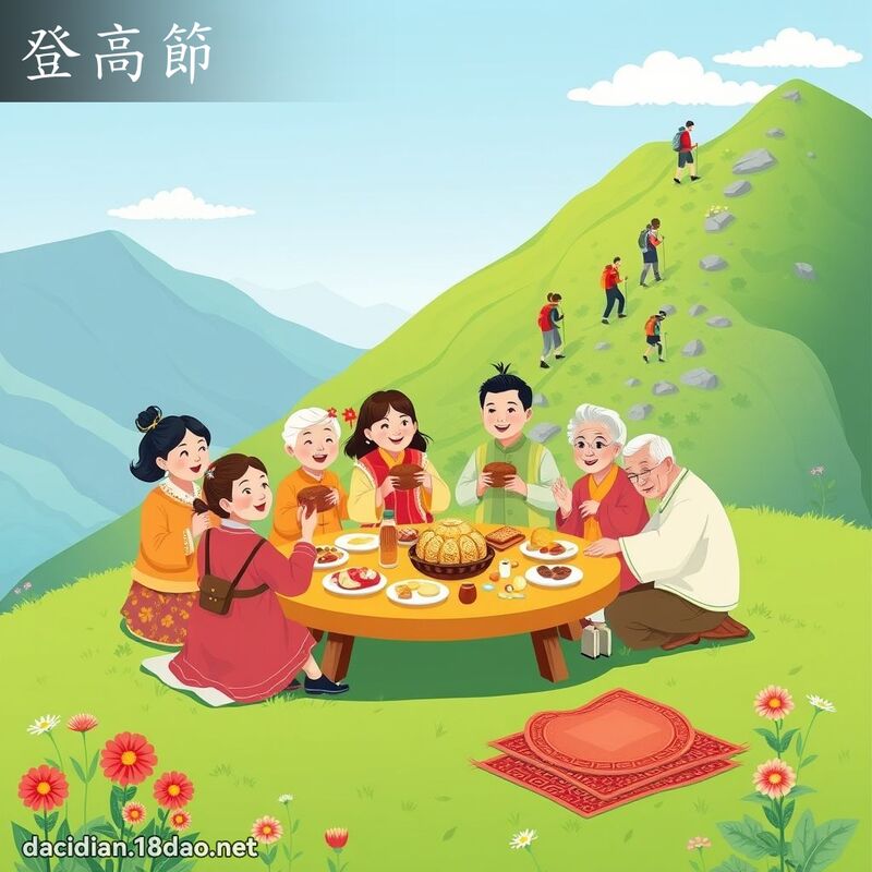 登高节 - 国语大辞典配图