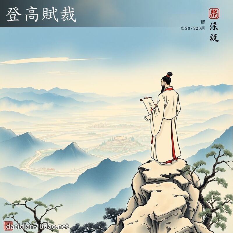 登高赋裁 - 国语大辞典配图
