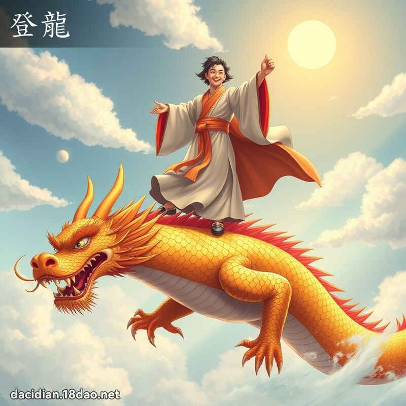 登龙 - 国语大辞典配图