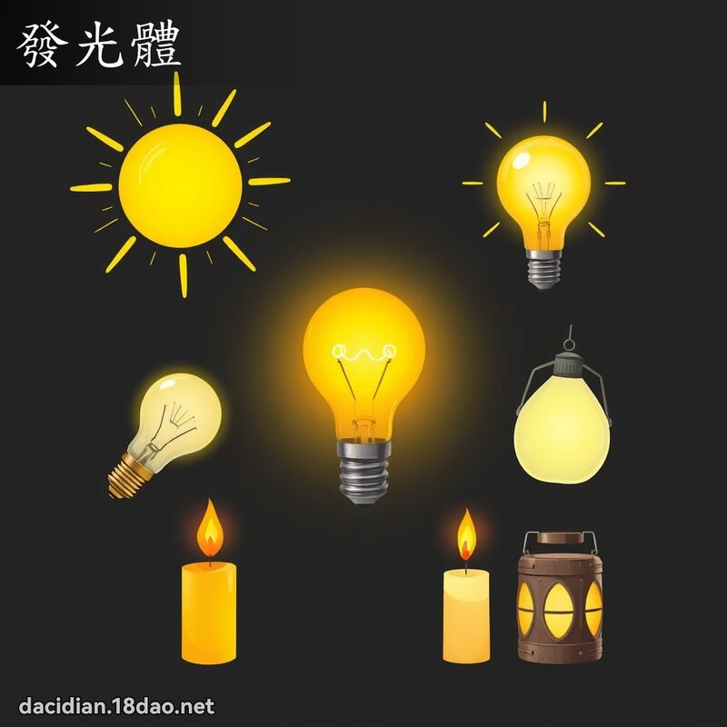 发光体 - 国语大辞典配图