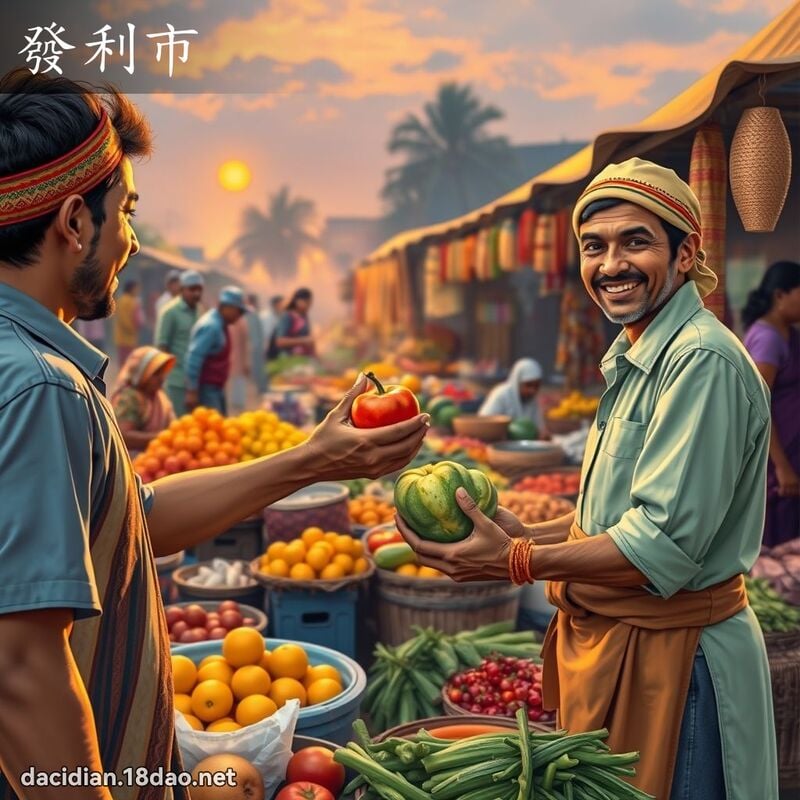 發利市 - 國語大辭典配圖
