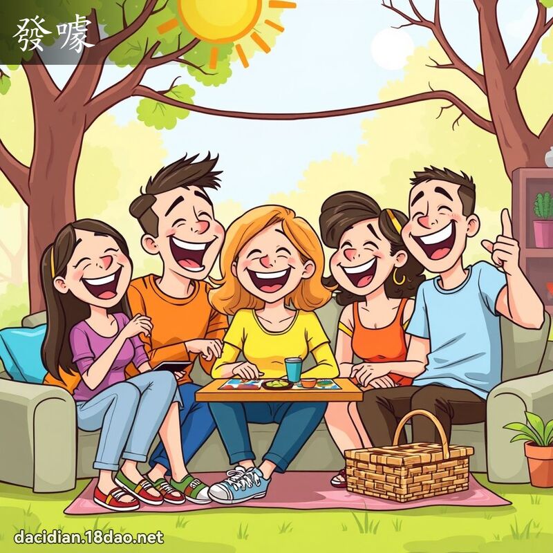 发噱 - 国语大辞典配图