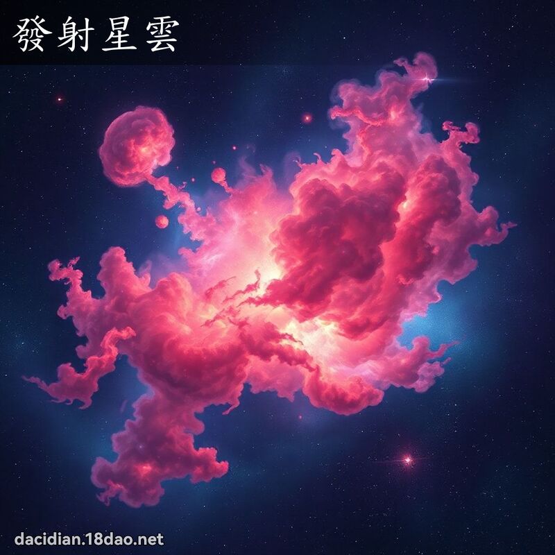 发射星云 - 国语大辞典配图