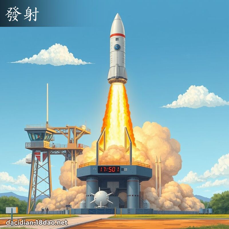 發射 - 國語大辭典配圖