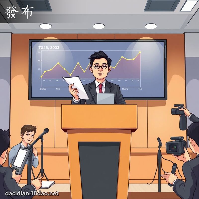 发布 - 国语大辞典配图
