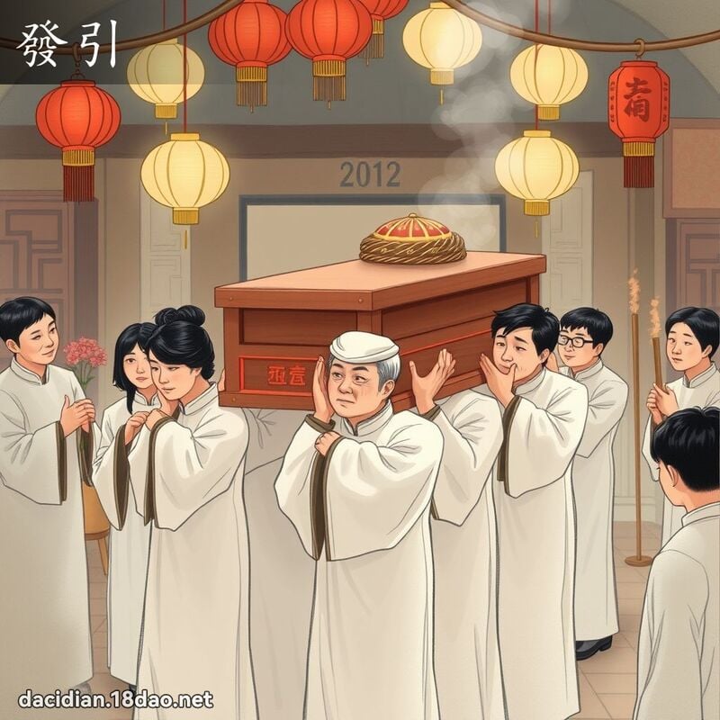 發引 - 國語大辭典配圖