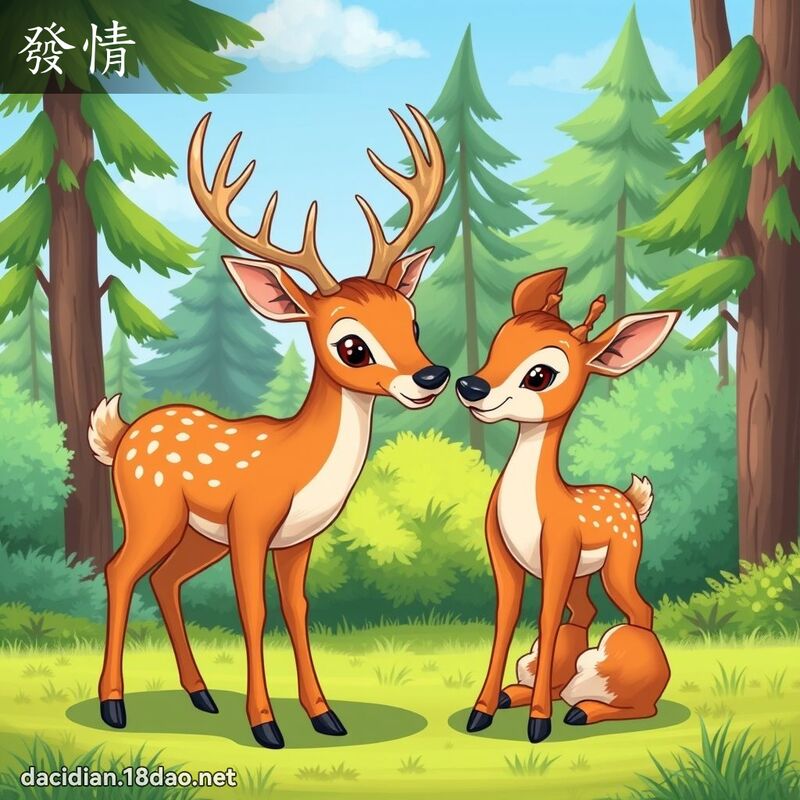 發情 - 國語大辭典配圖