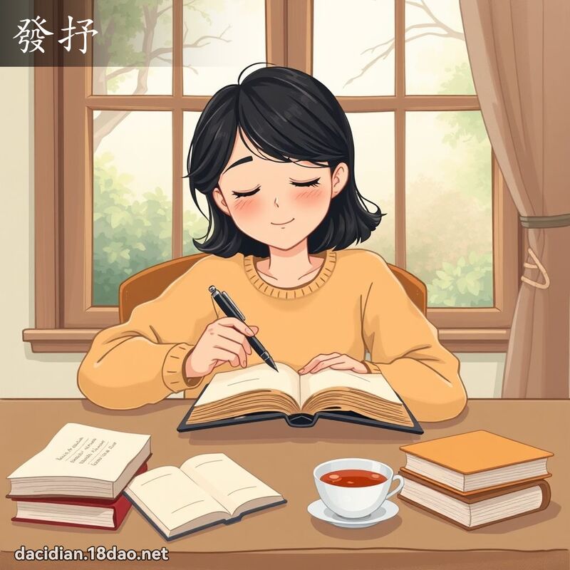 发抒 - 国语大辞典配图