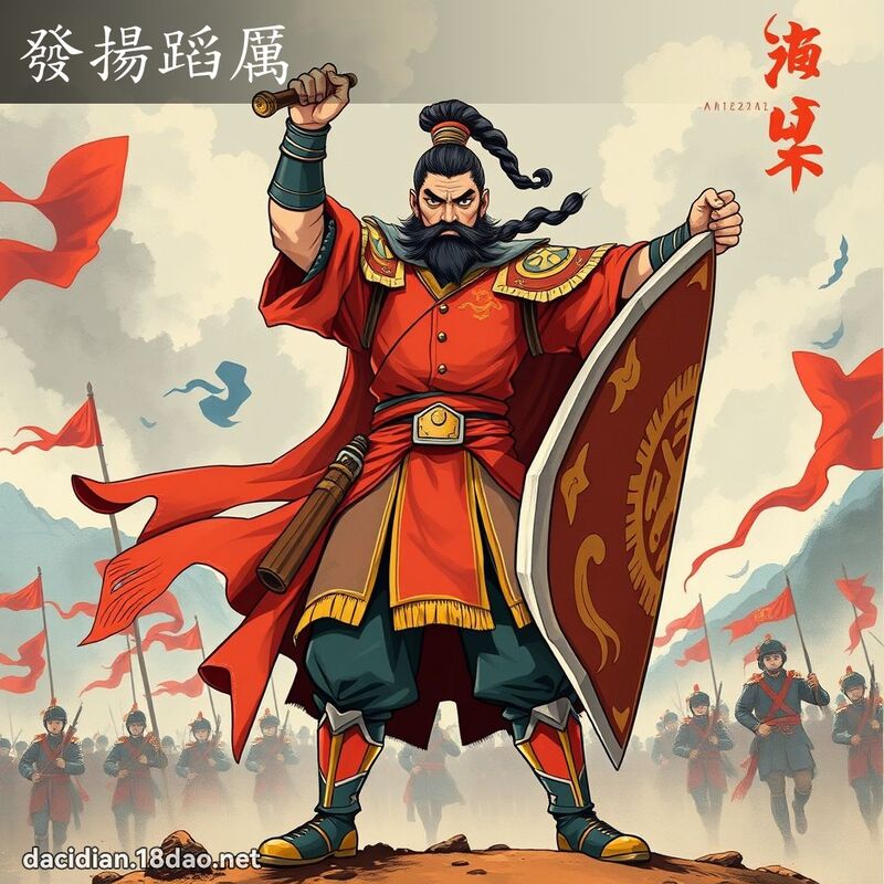 发扬蹈厉 - 国语大辞典配图