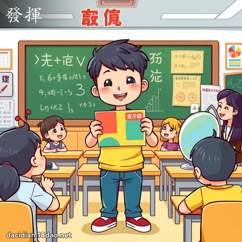 發揮 - 國語大辭典配圖