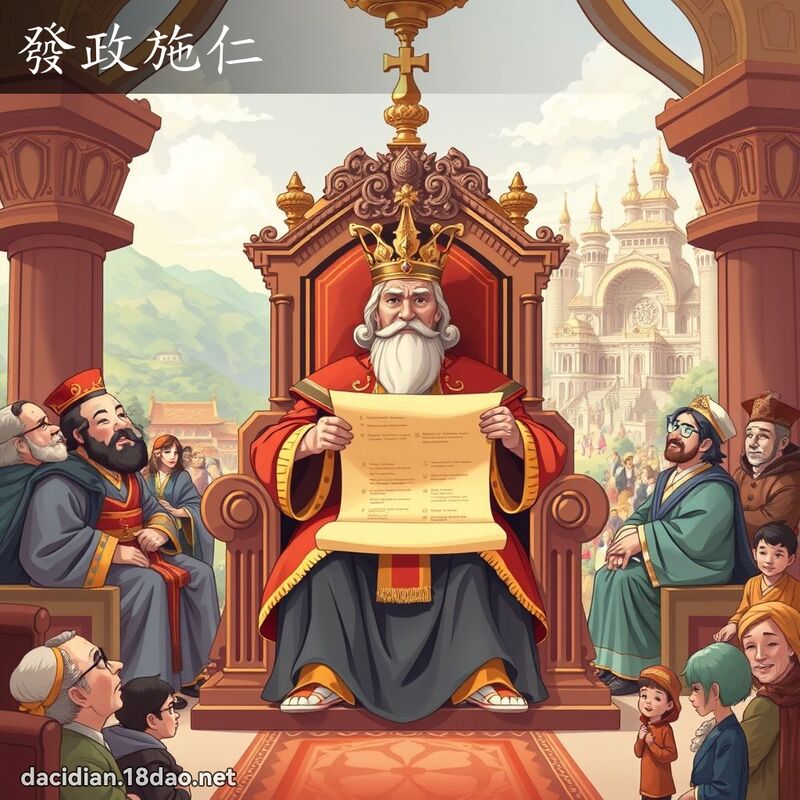 发政施仁 - 国语大辞典配图