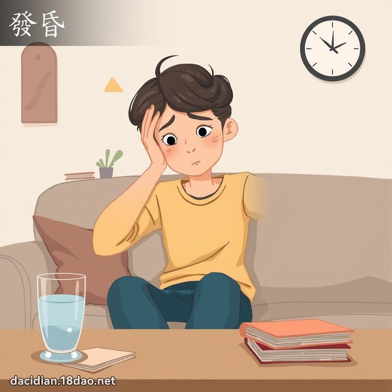 发昏 - 国语大辞典配图
