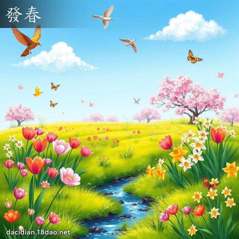 發春 - 國語大辭典配圖
