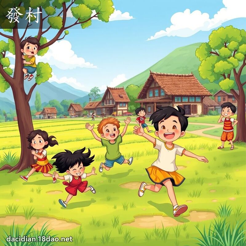 發村 - 國語大辭典配圖