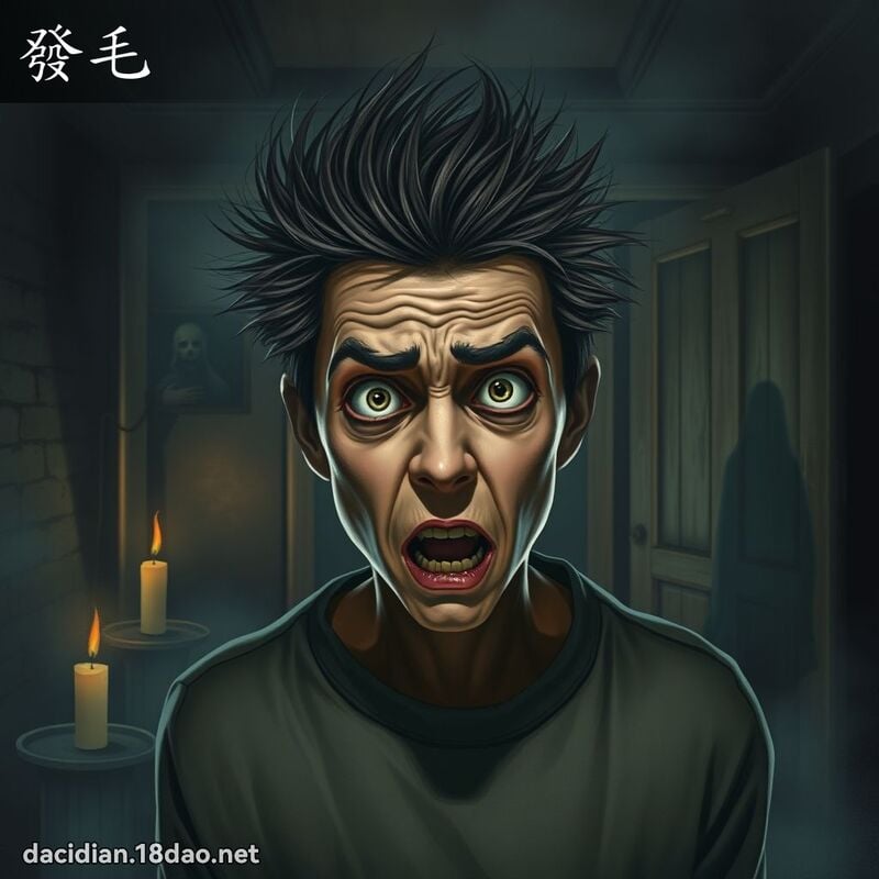 发毛 - 国语大辞典配图