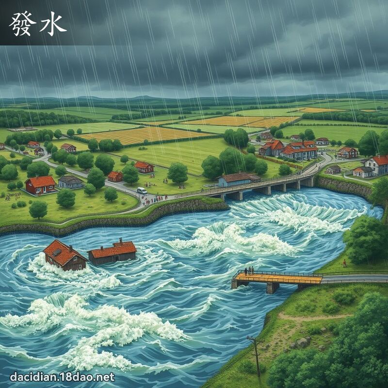 发水 - 国语大辞典配图