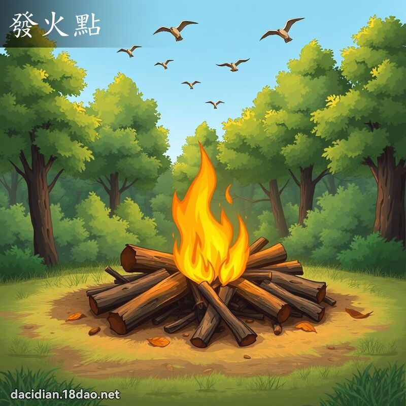 發火點 - 國語大辭典配圖