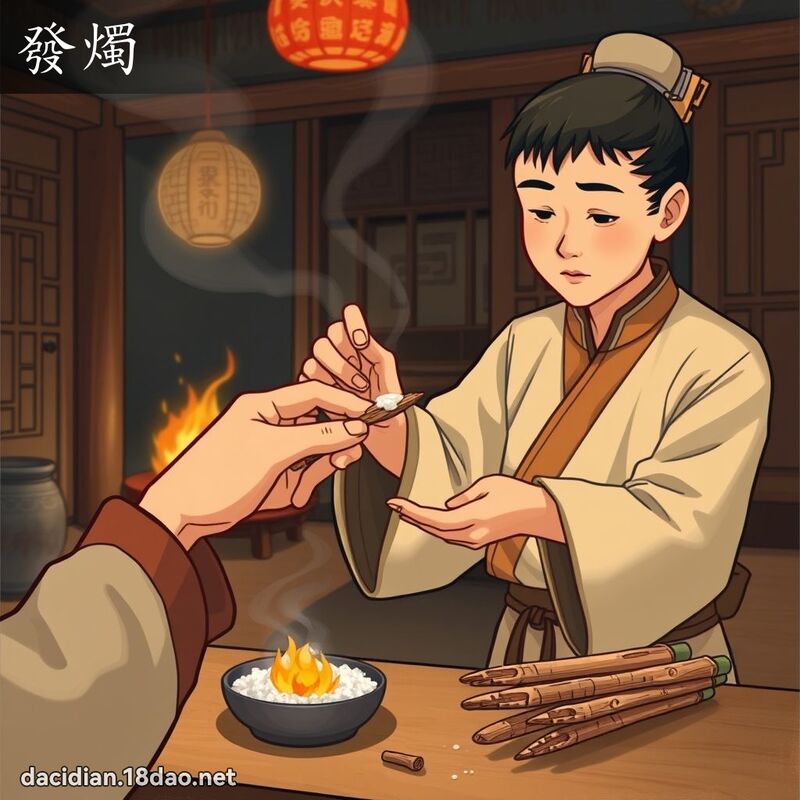 发烛 - 国语大辞典配图