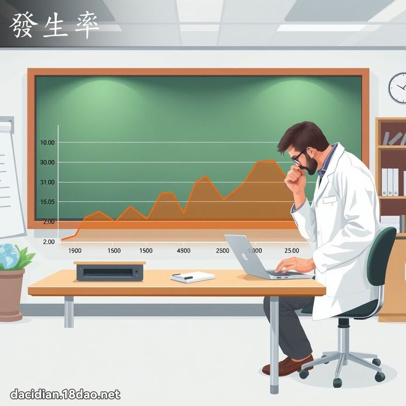 發生率 - 國語大辭典配圖