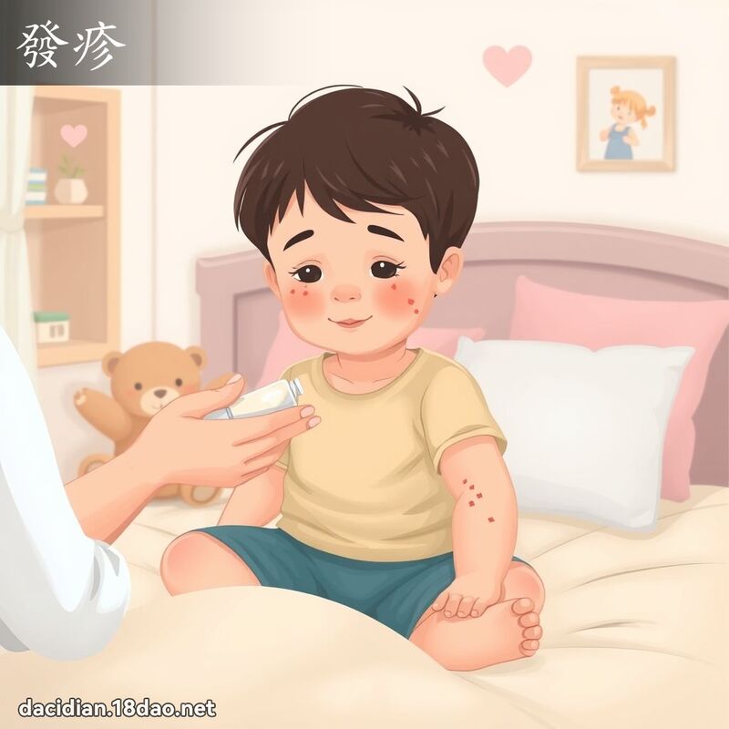 发疹 - 国语大辞典配图