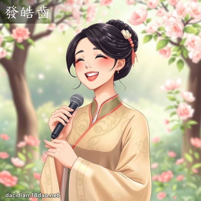 发皓齿 - 国语大辞典配图