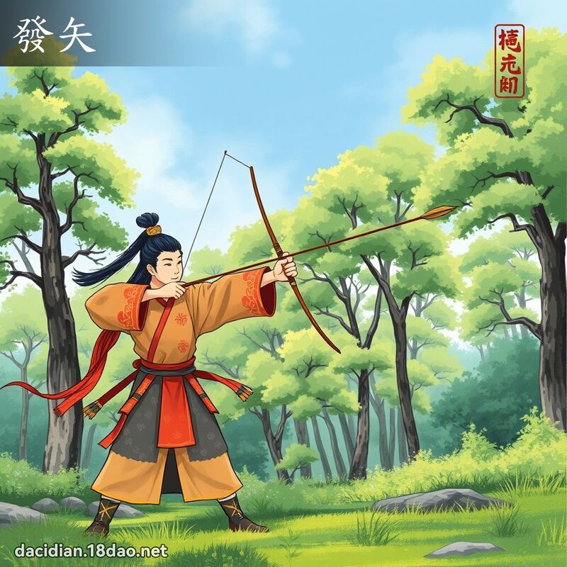 發矢 - 國語大辭典配圖
