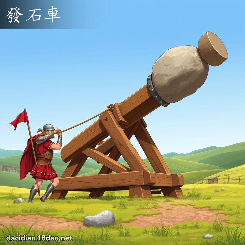 发石车 - 国语大辞典配图