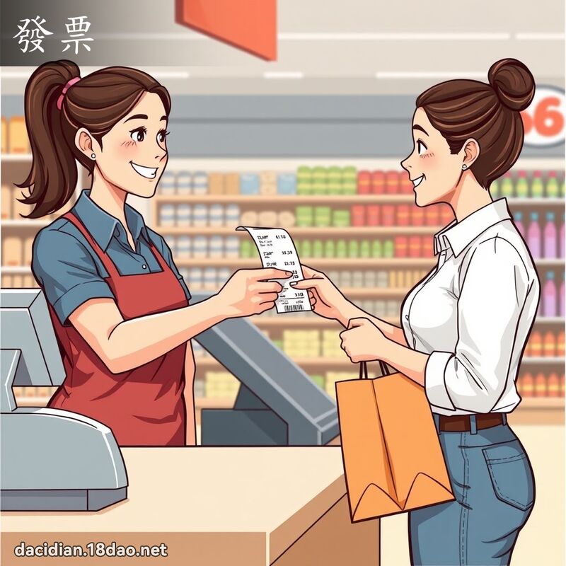 發票 - 國語大辭典配圖