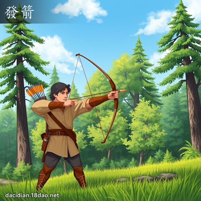 發箭 - 國語大辭典配圖
