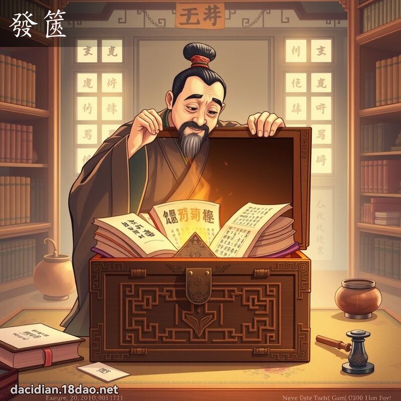 发篋 - 国语大辞典配图