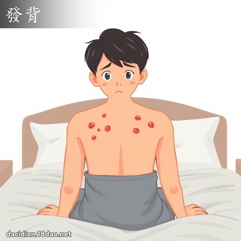 發背 - 國語大辭典配圖
