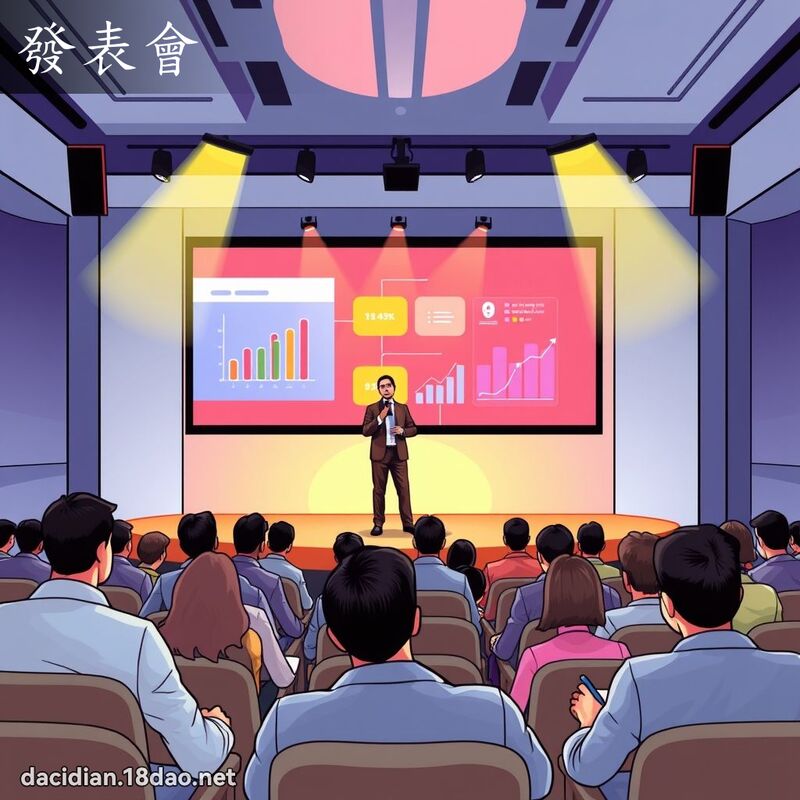发表会 - 国语大辞典配图