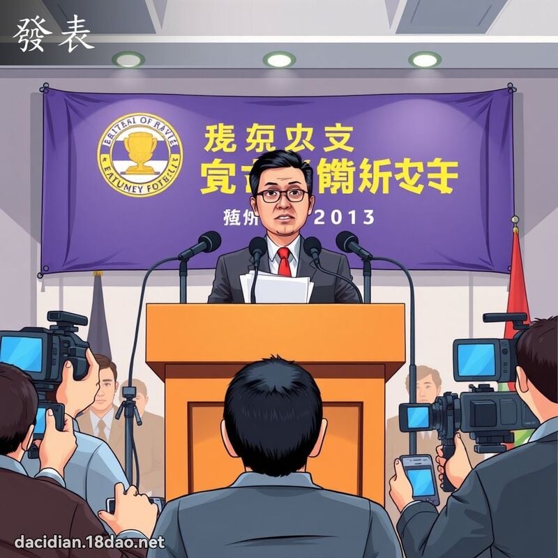 发表 - 国语大辞典配图