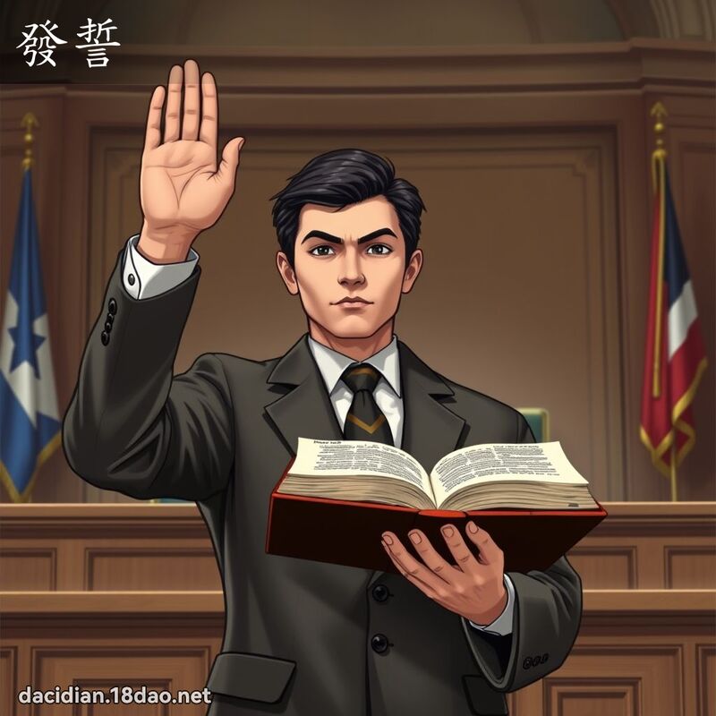 发誓 - 国语大辞典配图