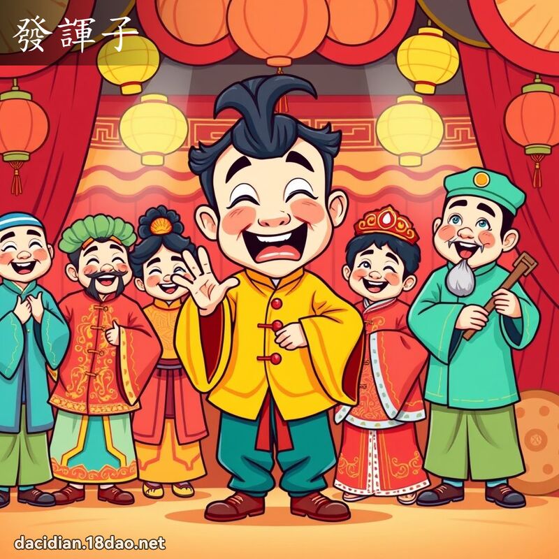 发諢子 - 国语大辞典配图