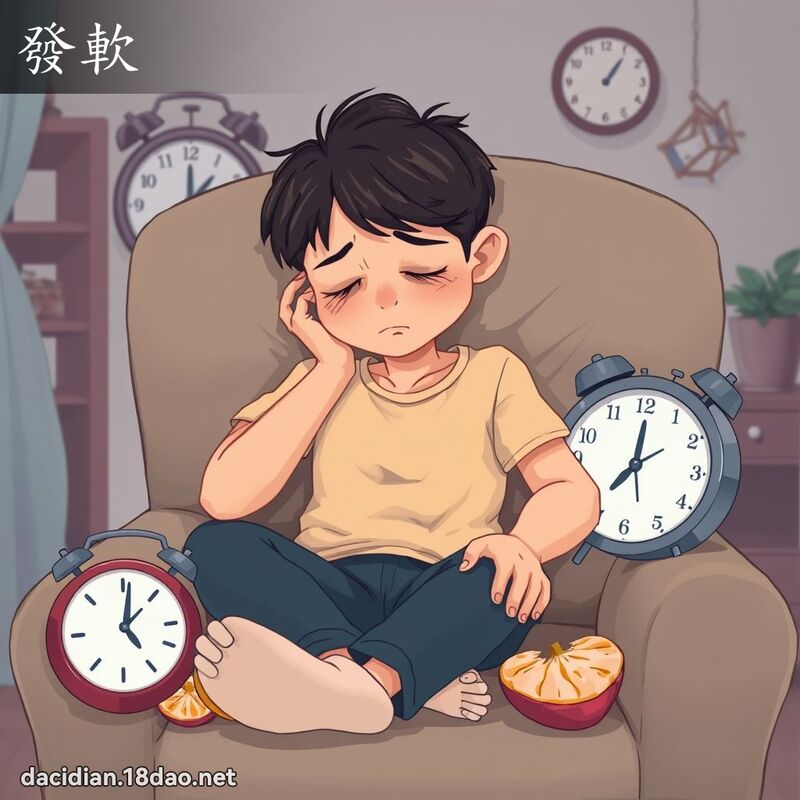 發軟 - 國語大辭典配圖