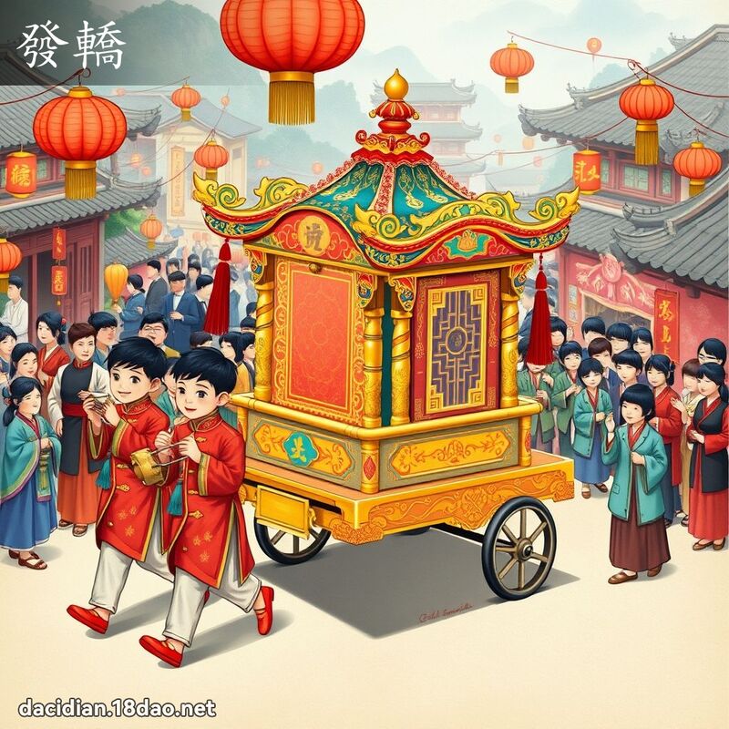 發轎 - 國語大辭典配圖