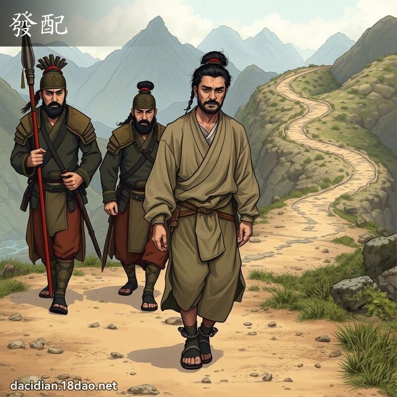 发配 - 国语大辞典配图