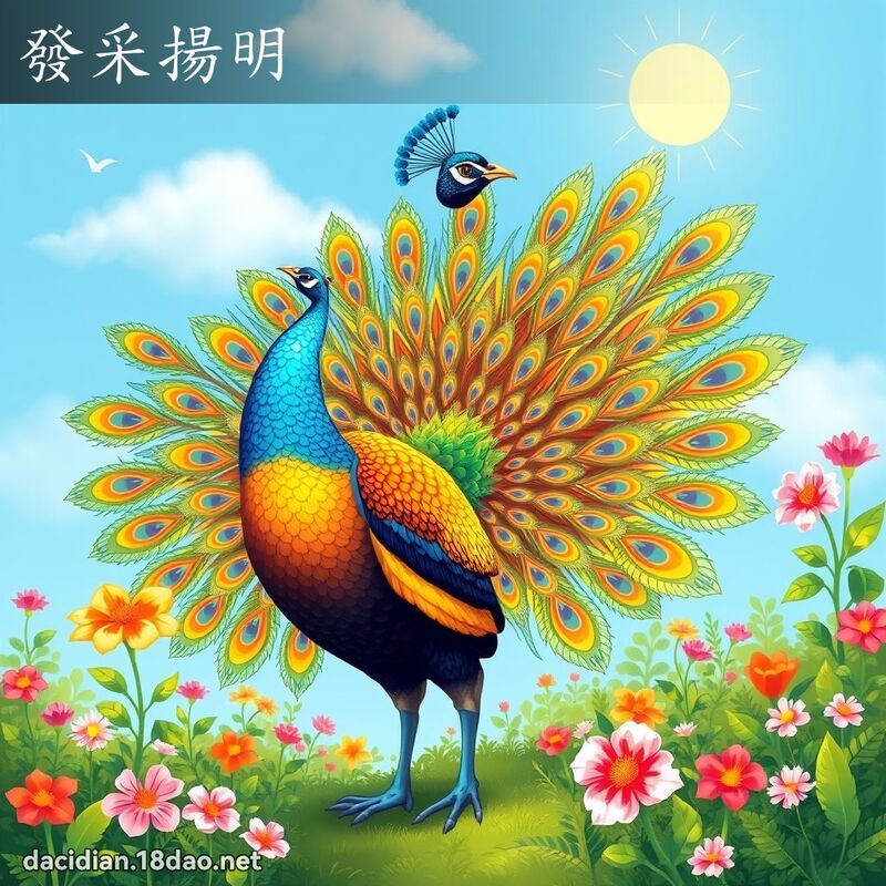 发采扬明 - 国语大辞典配图
