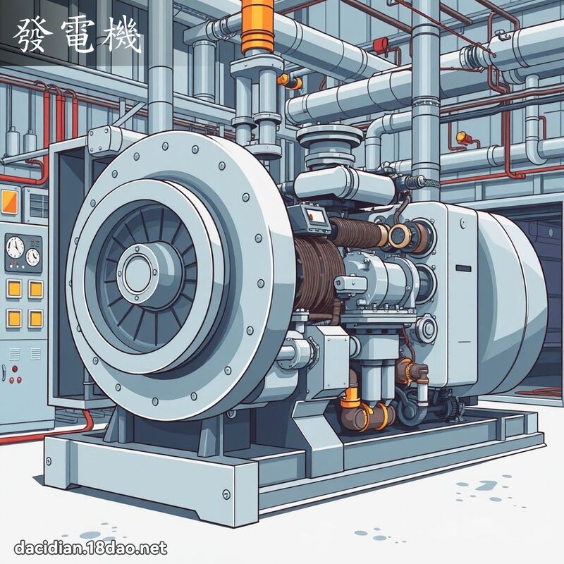 發電機 - 國語大辭典配圖