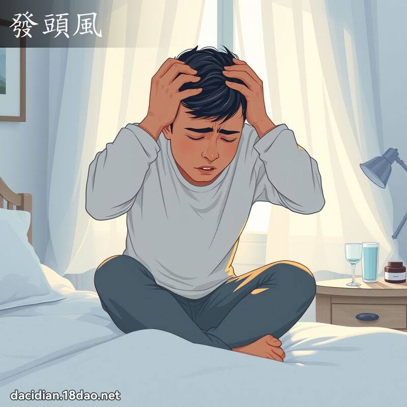 發頭風 - 國語大辭典配圖