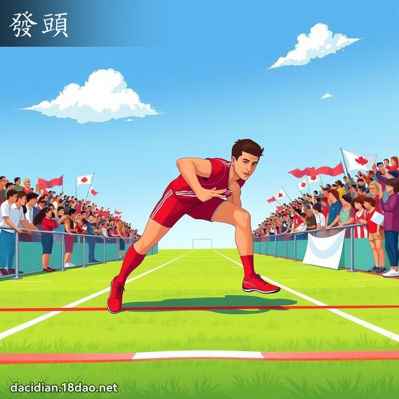 發頭 - 國語大辭典配圖