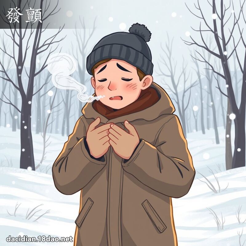 发颤 - 国语大辞典配图
