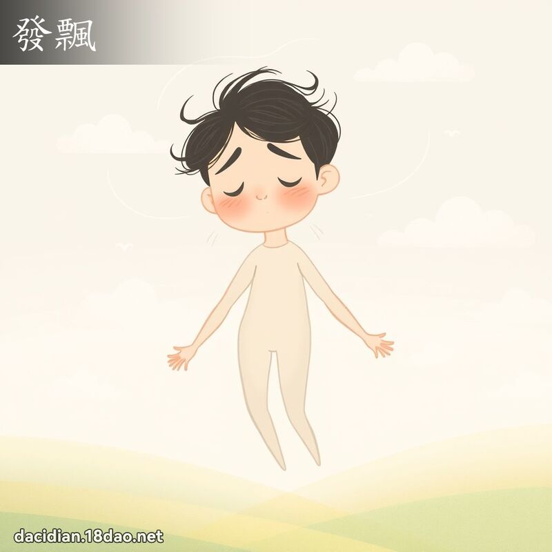 發飄 - 國語大辭典配圖