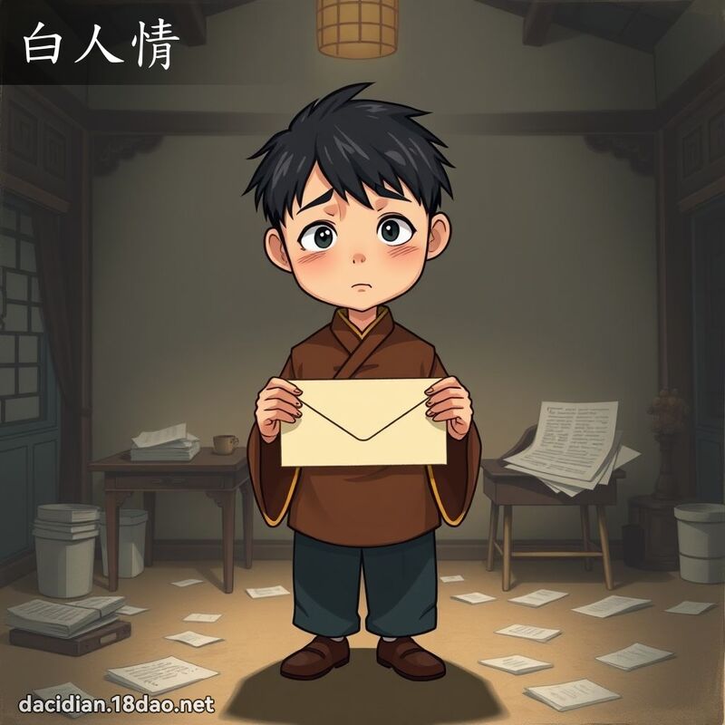 白人情 - 國語大辭典配圖