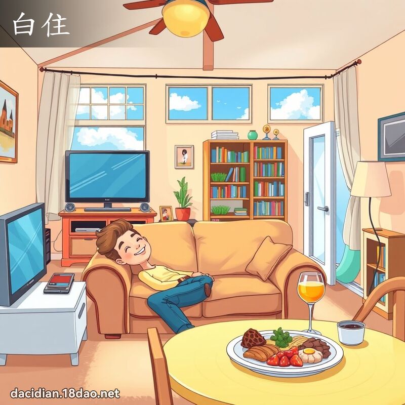 白住 - 國語大辭典配圖