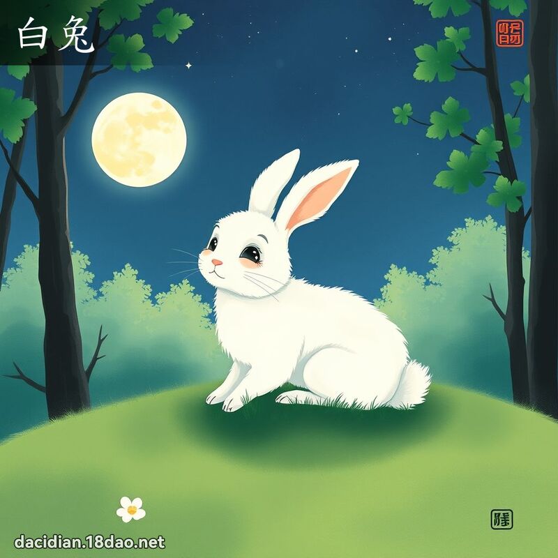 白兔 - 國語大辭典配圖